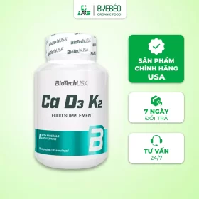 Viên uống bổ sung Canxi Ca D3 K2 Biotech