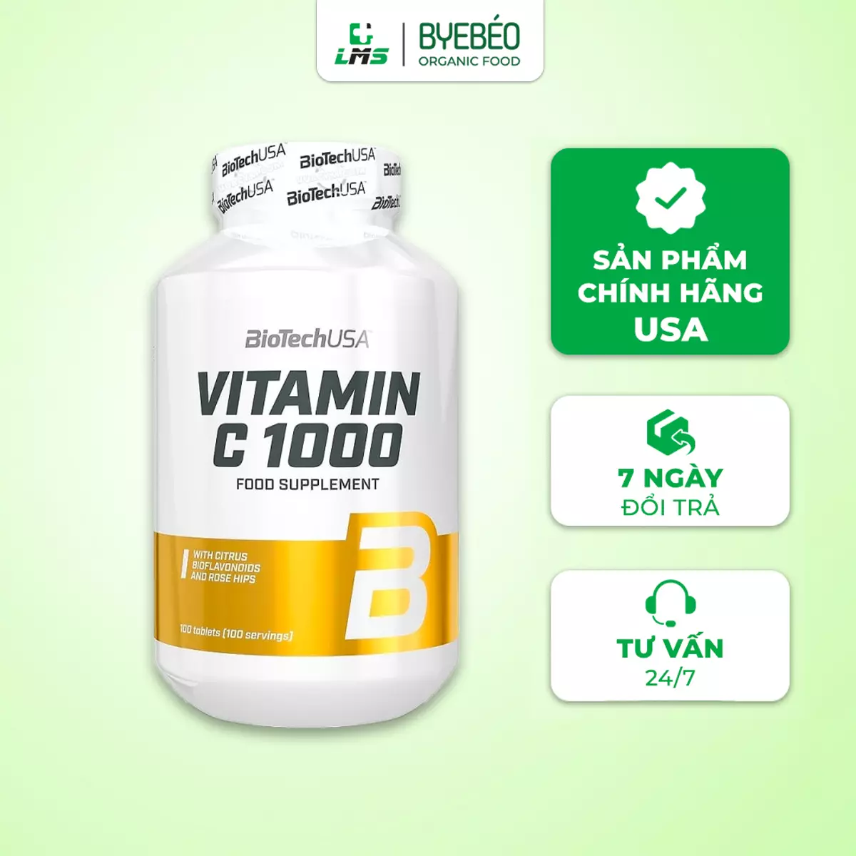 Viên uống Vitamin C1000 Biotech
