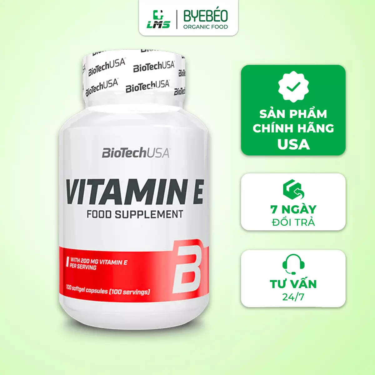 Viên uống vitamin E Biotech