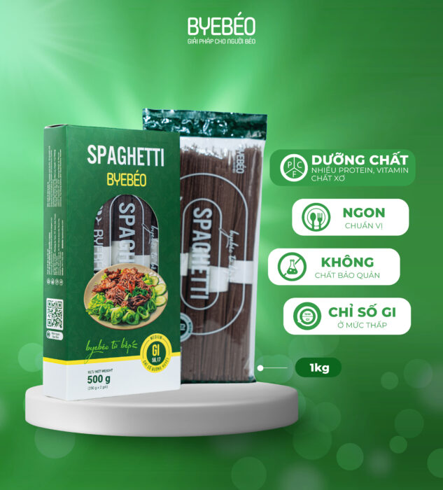 Bún gạo lứt bye béo giúp giảm cân hiệu quả, chỉ số GI thấp. Đã xuất hiện trong combo 7 ngày Bye Béo
