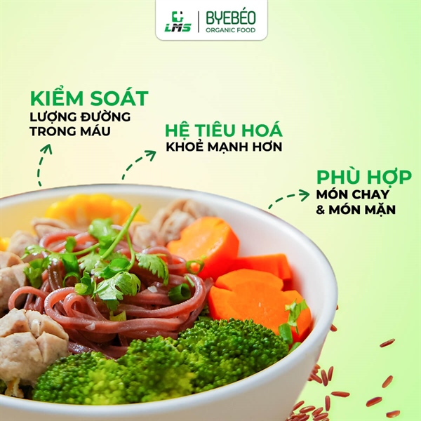 Phở gạo lứt bye béo