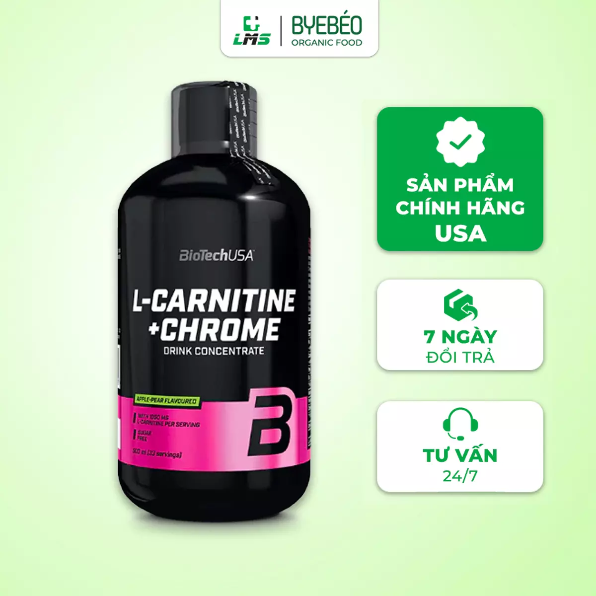 L-CARNITINE + CHROME 500ml - chai