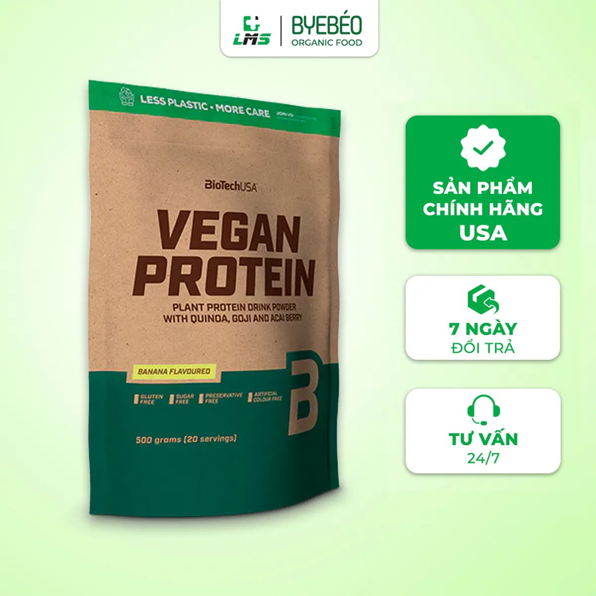 vegan protein biotech banana